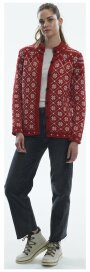 Dale of Norway Brimse Damen Strickjacke Rot