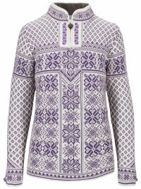 Dale of Norway Peace Damen Norweger Pullover Lila