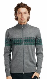 Dale of Norway Hovden Herren Merino Strickjacke Grau...