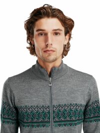 Dale of Norway Hovden Herren Merino Strickjacke Grau Grün