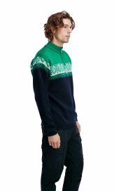 Dale of Norway Moritz Herren Merino Pullover Navy Grün