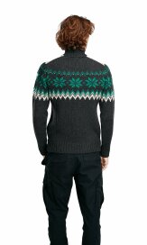 Dale of Norway Myking Masculine Sweater - Grau/Gr&uuml;n