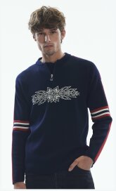 Dale of Norway Spirit Masculine Sweater - Navy