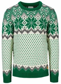 Dale of Norway Vegard Masculine Sweater - Gr&uuml;n/Weiss