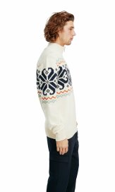 Dale of Norway Falkeberg Herren Norweger Pullover Merino Weiss