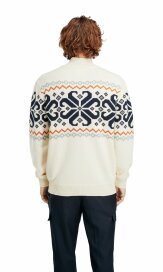 Dale of Norway Falkeberg Herren Norweger Pullover Merino Weiss