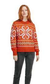 Dale of Norway Falkeberg Feminine Sweater - Orange