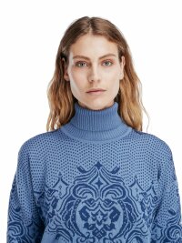 Dale of Norway Rosendal Feminine Sweater - Blau/Navy