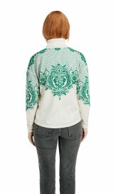 Dale of Norway Rosendal Feminine Sweater - Weiss/Gr&uuml;n