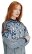 Dale of Norway 1994 Damen Wollpullover Blau Weiss