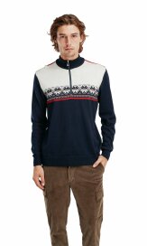 Dale of Norway Liberg Herren Merino Norweger Pullover Navy