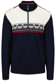 Dale of Norway Liberg Herren Merino Wollpullover Navy