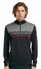 Dale of Norway Liberg Herren Merino Norweger Pullover Grau