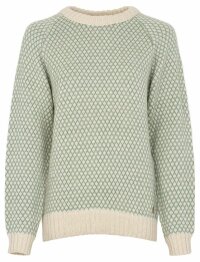 Fuza Wool Liv Damen Merinopullover Mintgrün