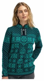 Dale of Norway Peace Feminine Sweater - Marine Türkis