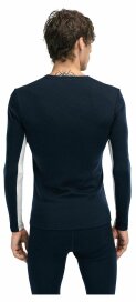 Dale of Norway Vail Herren Merino Baselayer Half Zip Navy Weiss