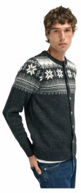 Dale of Norway Veafjord Herren Strickjacke Grau