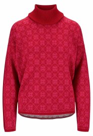 Dale of Norway Firda Damen Norweger Pullover Rosa Rot