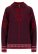 Dale of Norway Leknes Damen Norweger Strickpullover Schwarz Rot