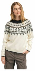 Dale of Norway Sula Damen Norweger Strickpullover Weiss