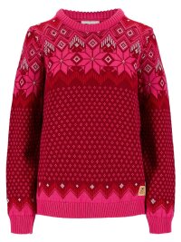 Dale of Norway Vilja Damen Wollpullover Rosa Rot