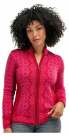 Dale of Norway Christiania Damen Merino Strickjacke Rosa Rot