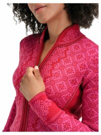 Dale of Norway Christiania Damen Merino Strickjacke Rosa Rot