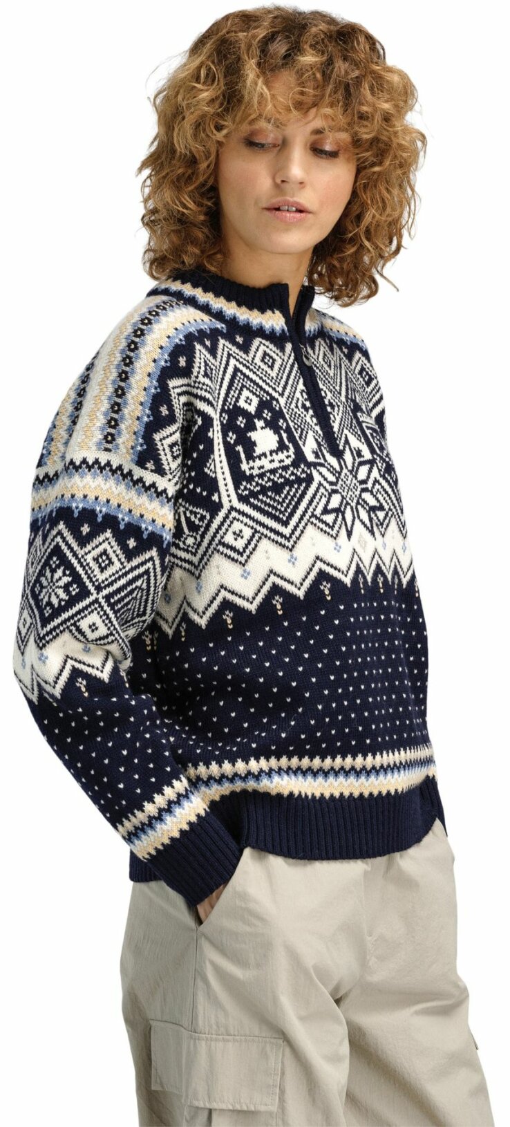 Norwegian Wool Norweger Pullover Cashmere Damen Sweater Norweger