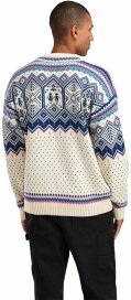 Dale of Norway 2025 Trondheim Herren Wollpullover Blau Weiss