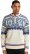 Dale of Norway 2025 Trondheim Herren Wollpullover Blau Weiss