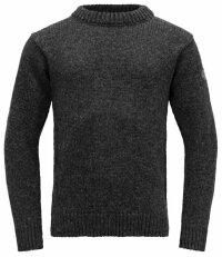 Devold Nansen Wollpullover Anthracite