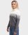 Natural Style Ice Rose Damen Merino Wollpullover Grau Weiss