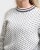 Natural Style Alva Damen Strickpullover Weiss Grau