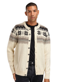 Dale of Norway Veafjord Herren Strickjacke Weiss