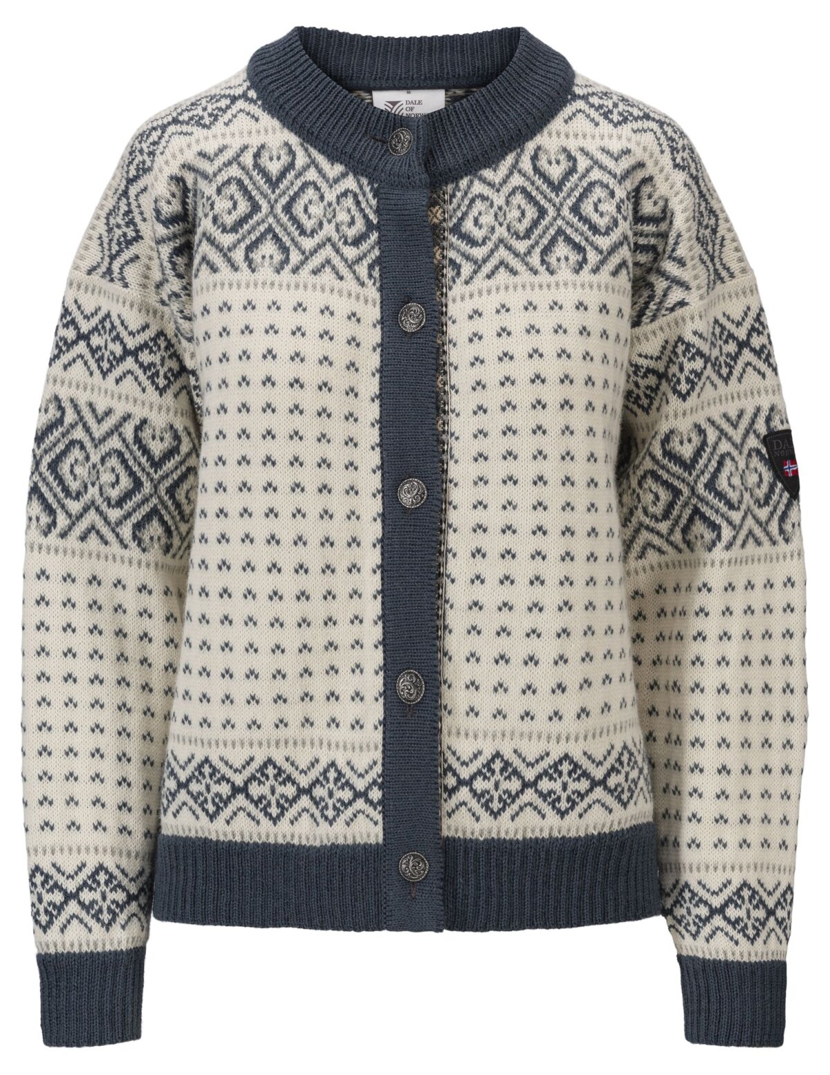 Hannah Damen Strickjacke Weiss Blau 289,00 €